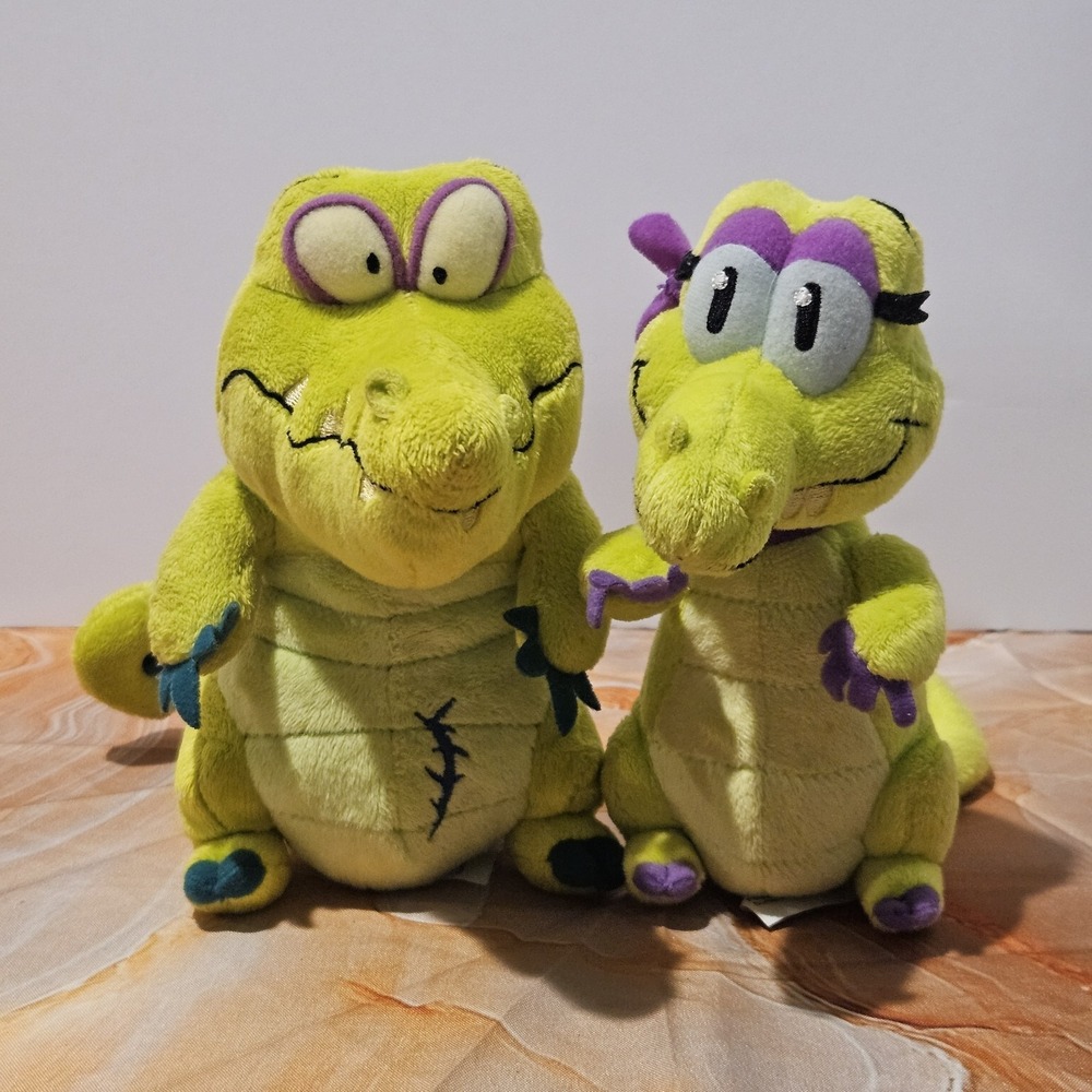 Disney Where's My Water Swampy Alligator Crocodile Plush Lot of 2 Rare